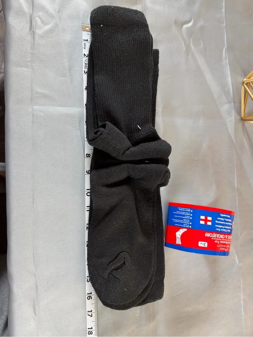 Men's Black Diabetes & Circulatory Therapeutic Crew Socks - 3 Pair